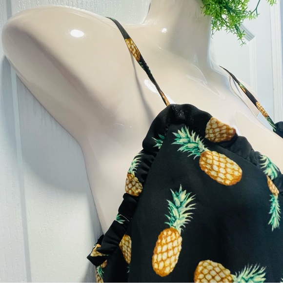 🌸3 for $20 Monteau Los Angeles Summer 🍍Dress Midi Dress Size S - Picture 3 of 16